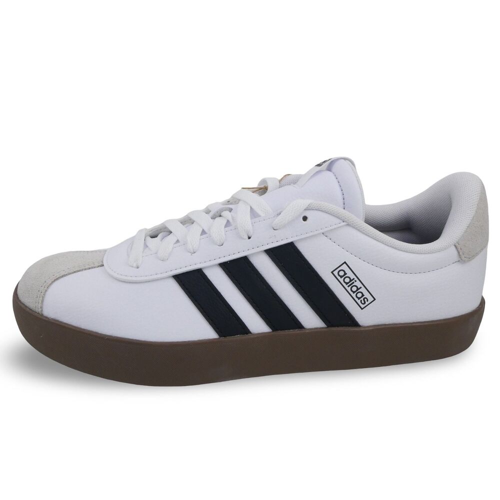 adidas VL Court 3.0 Women's 8.5 D White Skate Shoes ID8797 NWOB